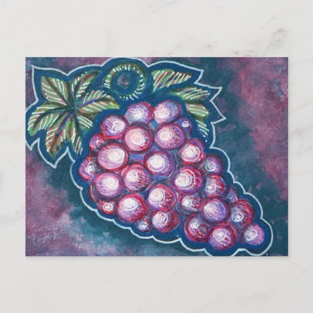 Cartão Postal Uvas (Frente)