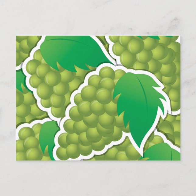 Cartão Postal Uvas verdes funerárias (Frente)