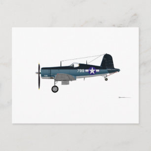 Cartão Postal V F-4U Corsair 799