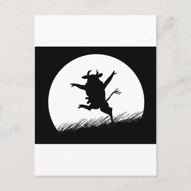 Cartão Postal Vaca dançante (Frente)