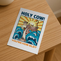 Vaca engraçada Vaca sagrada! Quantos anos você tem