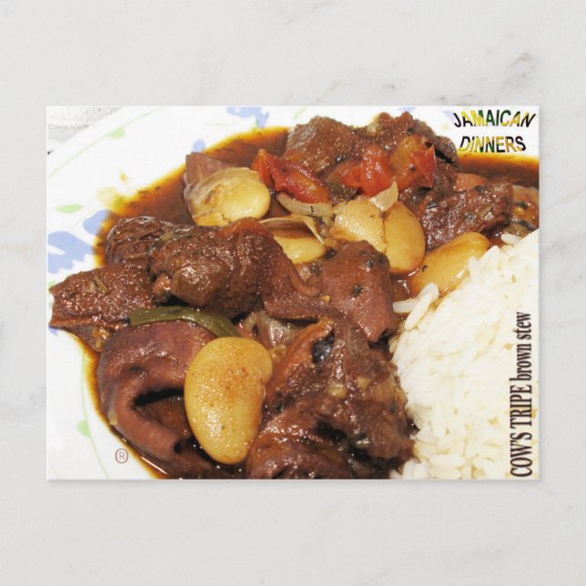 Cartão Postal Vacas Tripe Stew (Frente)