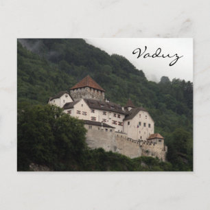 Cartão Postal vaduz castelo