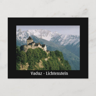 Cartão Postal Vaduz - Lichtenstein