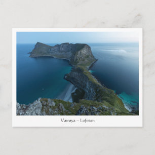 Cartão Postal Vaeroy Lofoten Noruega