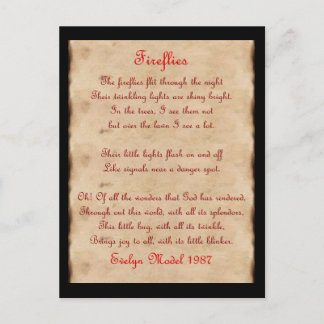 Cartão Postal Vagalumes