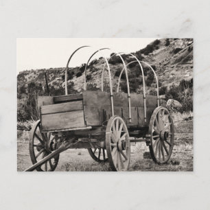 Cartão Postal Vagão antigo coberto