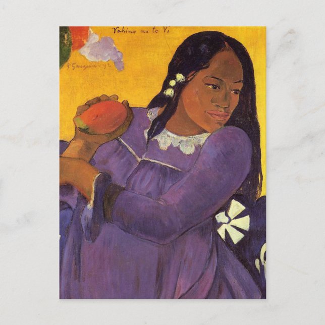 Cartão Postal 'Vahine No Te Vi' - Cartão-postal Paul Gauguin (Frente)