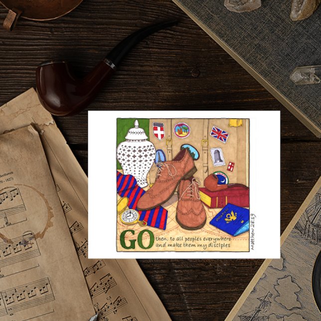 Cartão Postal Vai! Cartão-postal Inspirativo (Criador carregado)