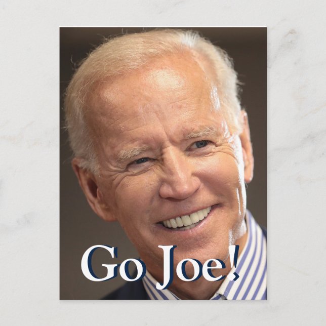 Cartão Postal Vai, Joe! (Frente)