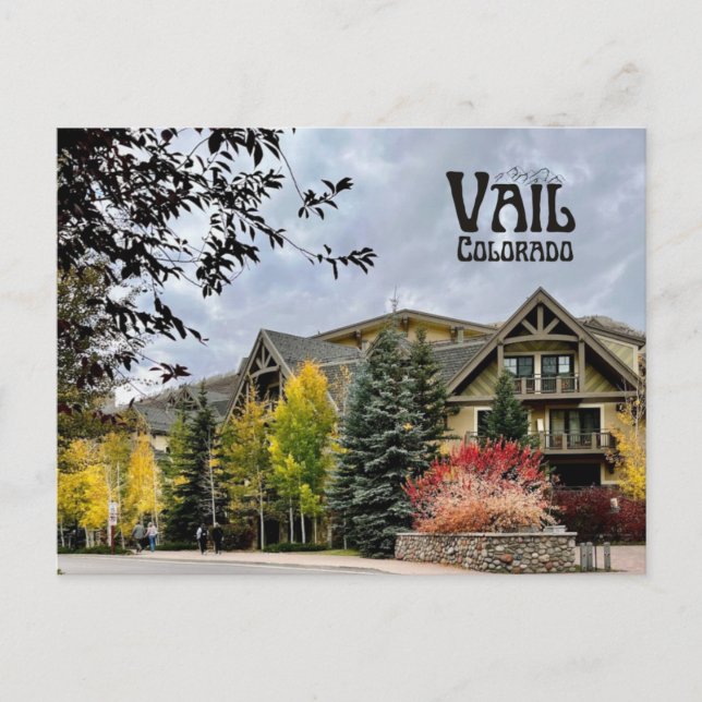 Cartão Postal Vail, Colorado Postcard (Frente)
