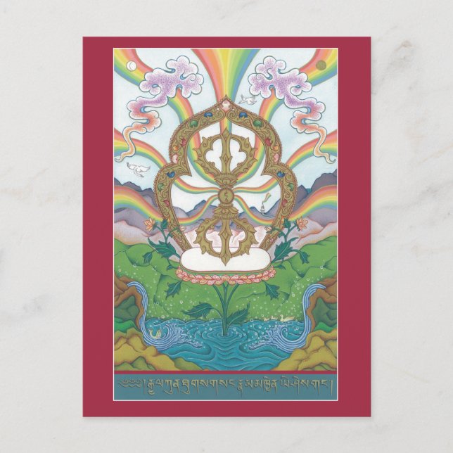 CARTÃO POSTAL Vajra / Dorje (Frente)