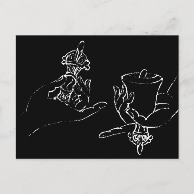 Cartão postal Vajrasattva Mudra (Frente)