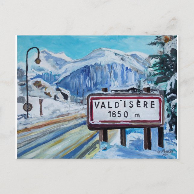 Cartão Postal Val d’Isère (Frente)
