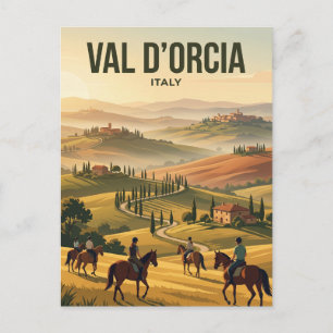 Cartão Postal Val d'Orcia Itália