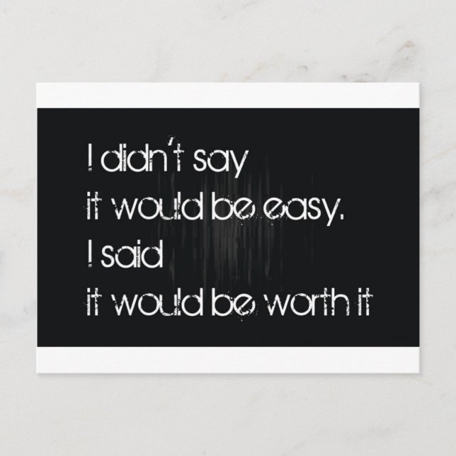 Cartão Postal Vale a Pena (Frente)