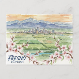 Cartão Postal Vale Central de Fresno Califórnia
