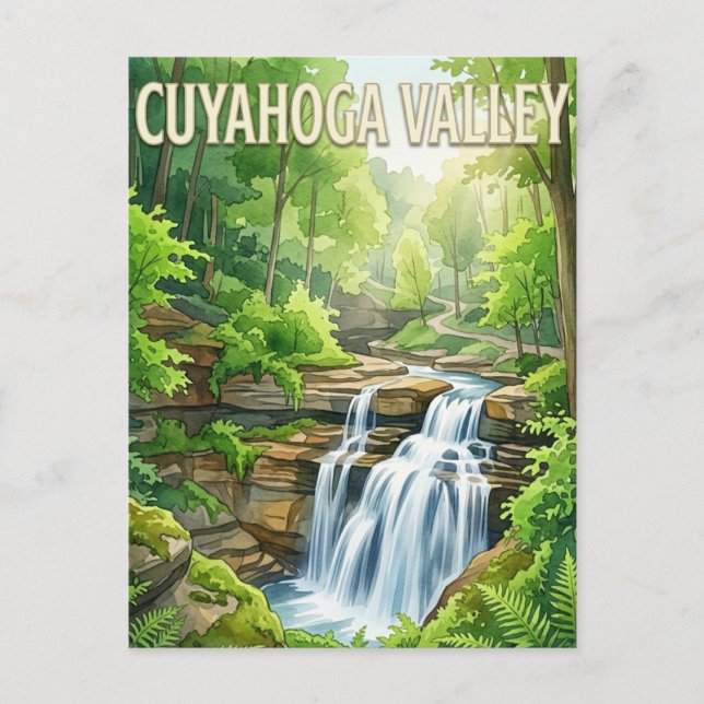 Cartão Postal Vale de Cuyahoga (Frente)