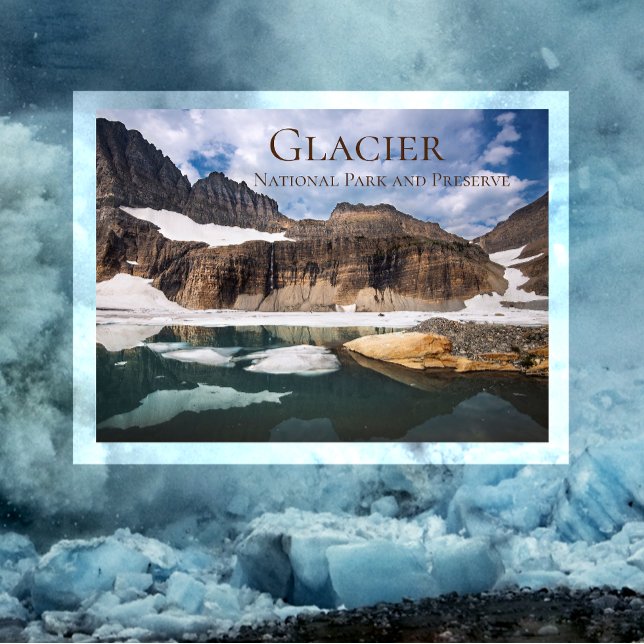 Cartão Postal Vale de Grinnell, Parque Nacional de Glacier, MT (Criador carregado)