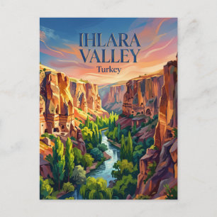 Cartão Postal Vale de Ihlara Turquia