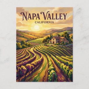 Cartão Postal Vale de Napa Califórnia