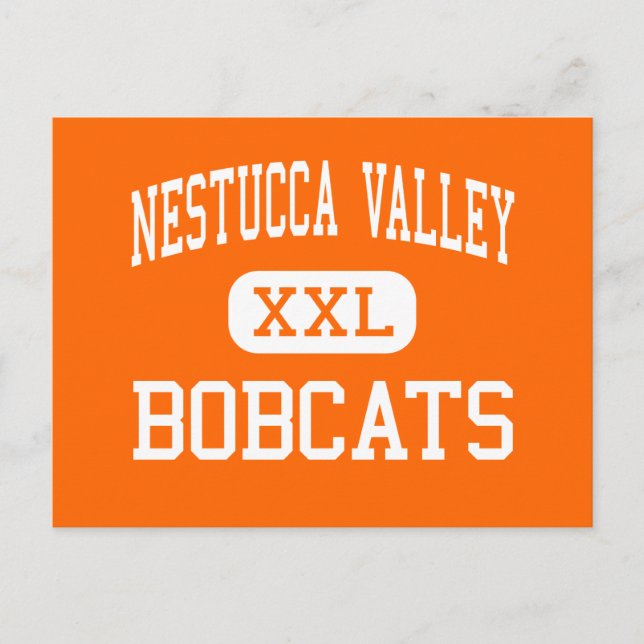 Cartão Postal Vale de Nestuca - Bobcats - High - Beaver Oregon (Frente)