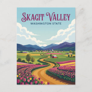 Cartão Postal Vale de Skagit EUA