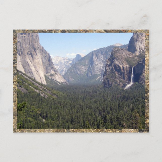 Cartão Postal Vale de Yosemite (Frente)