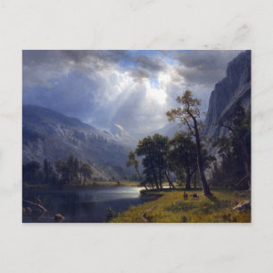 Cartão Postal Vale de Yosemite de Albert Bierstadt