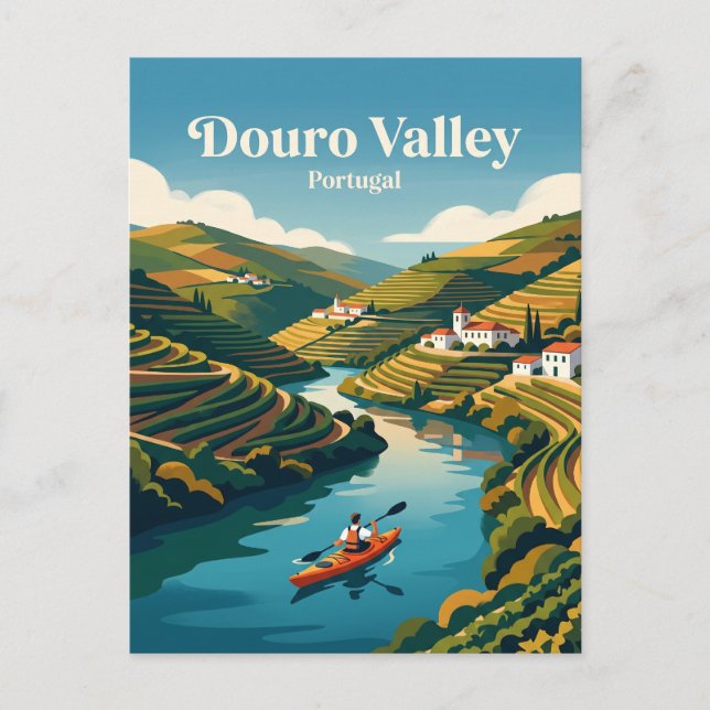 Cartão Postal Vale do Douro Portugal (Frente)