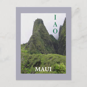 CARTÃO POSTAL VALE DO IAO, MAUI POSTAL