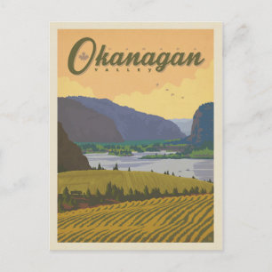 Cartão Postal Vale do Okanagan   Canadá