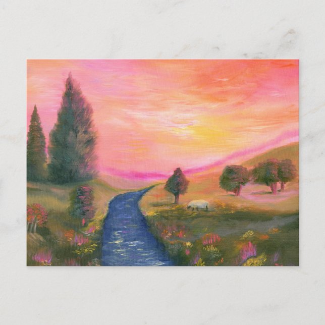 Cartão Postal Vale pacífico (Frente)