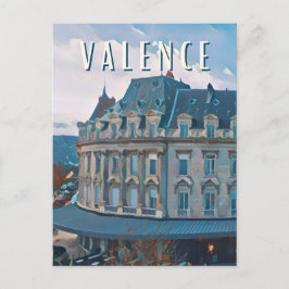 Cartão Postal Valence Photo Vintage 
