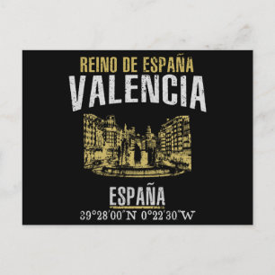 Cartão Postal Valencia