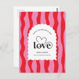 Cartão Postal Valentine's Day  Be Mine Valentine's Day Card