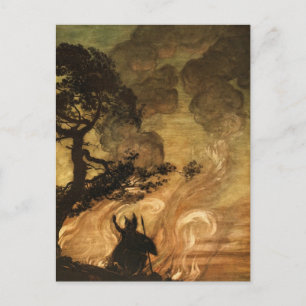 Cartão Postal Valkyrie de Rackham