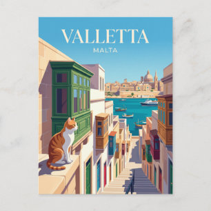 Cartão Postal Valletta Malta