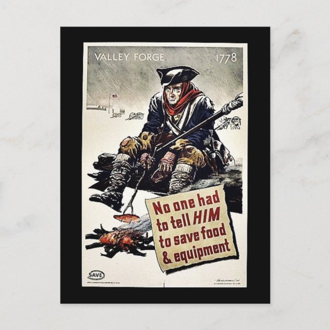 Cartão Postal Valley Forge (Frente)