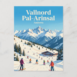 Cartão Postal Vallnord Pal-Arinsal Andorra