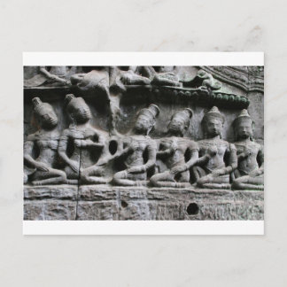 Cartão Postal valores de pedra em ta prohm