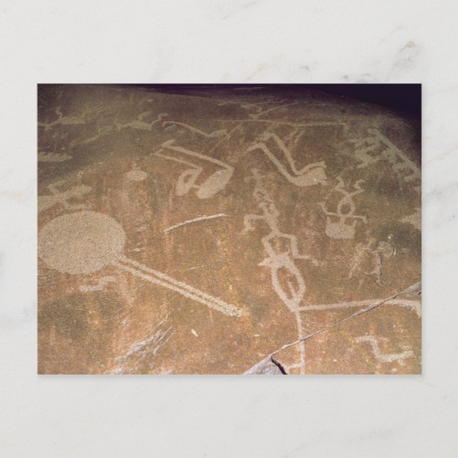 Cartão Postal Valores do petroglicfe armazenado (Frente)