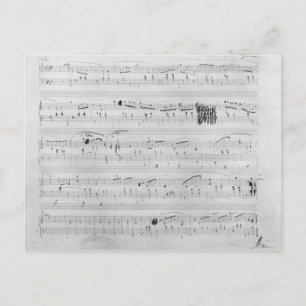 Cartão Postal Valsa no menor de F