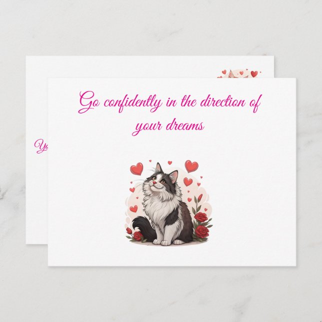 Cartão Postal Vamos comemora a incrível realização (Frente/Verso)