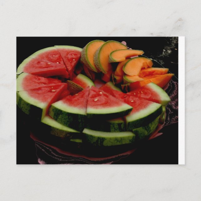 Cartão Postal vamos comer (Frente)