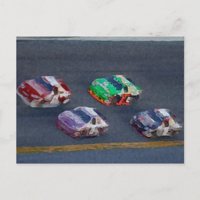 Cartão Postal Vamos Correr! (Frente)