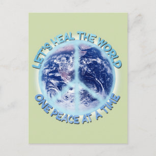 Cartão Postal Vamos curar o mundo