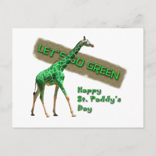 CARTÃO POSTAL VAMOS GO GREEN