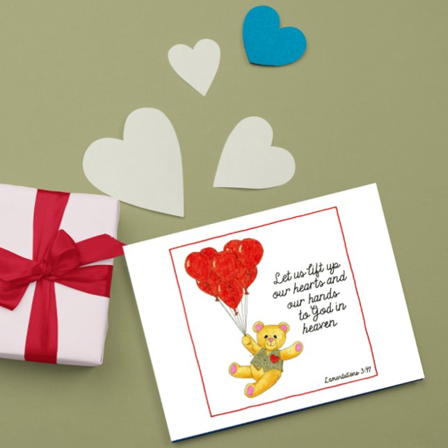 Cartão Postal Vamos Levantar Nosso Cartaz Inspiracional (Criador carregado)