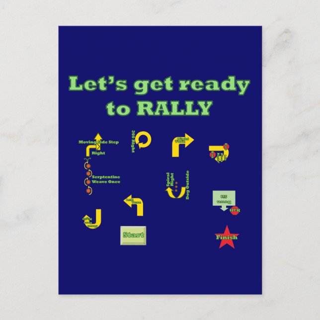 Cartão Postal Vamos Prepare-Se Para Realizar (Frente)